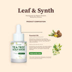 Leaf & Synth Tea Tree Scalp Serum with Cedarwood Essential Oil - Purify Scalp