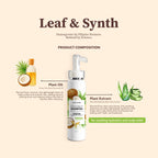 Leaf & Synth Coconut Shampoo with Aloe Vera Extract - Soothing Hydration & Scalp Relief