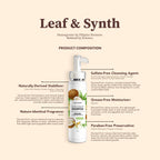 Leaf & Synth Coconut Shampoo with Aloe Vera Extract - Soothing Hydration & Scalp Comfort