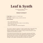Leaf & Synth Coconut Shampoo with Aloe Vera Extract - Soothing Hydration & Scalp Relief