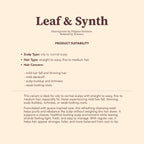 Leaf & Synth Coconut Shampoo with Guava Extract - Hair Fall & Scalp Defense
