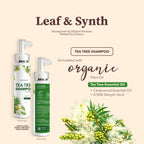 Leaf & Synth Tea Tree Shampoo with Cedarwood Essential Oil - Purify Scalp